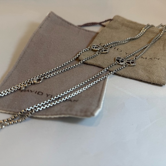 David Yurman Sterling Silver Necklace 46” - Picture 6 of 7
